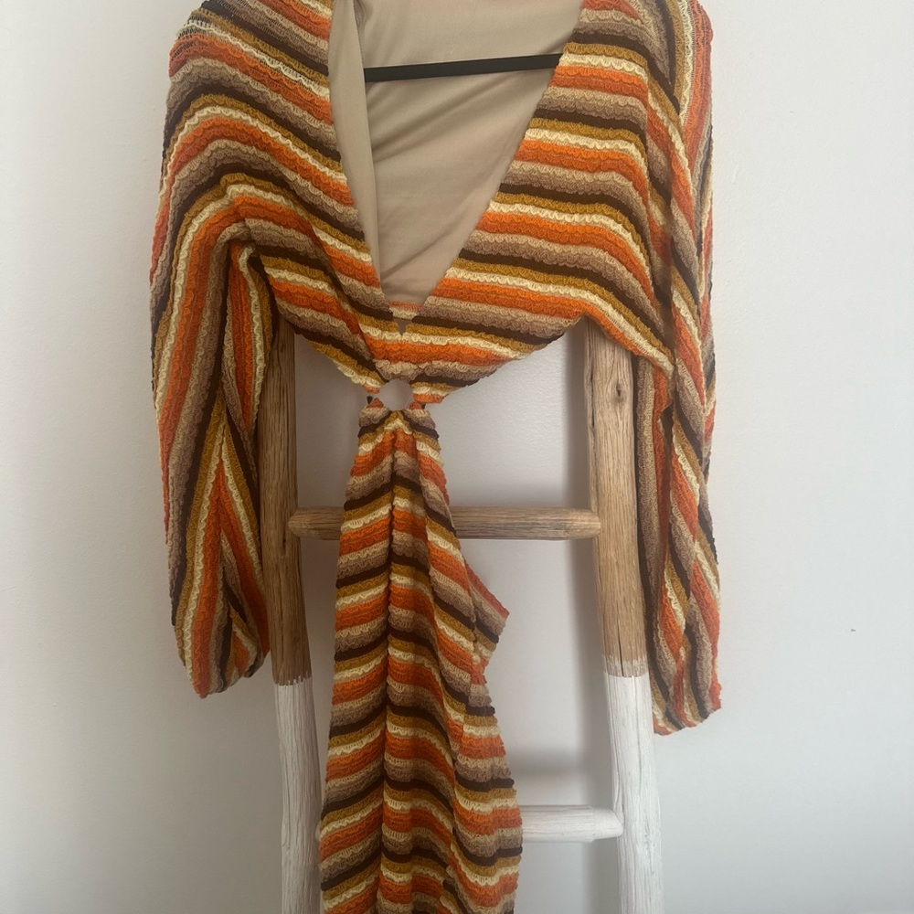 Striped Multicolor Knit Dress - never worn!